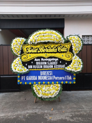 Papan Bunga Duka di Goti